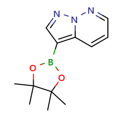 3-(4,4,5,5-tetramethyl-1,3,2-dioxaborolan-2-yl)pyrazolo[1,5-b]pyridazine图片