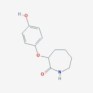 3-(4-Hydroxyphenoxy)azepan-2-one图片