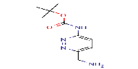 tert-butylN-[6-(aminomethyl)pyridazin-3-yl]carbamate图片
