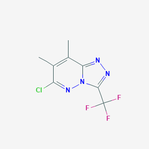 6-chloro-7,8-dimethyl-3-(trifluoromethyl)-[1,2,4]triazolo[4,3-b]pyridazine图片