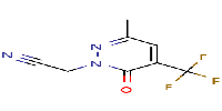 2-[3-methyl-6-oxo-5-(trifluoromethyl)-1,6-dihydropyridazin-1-yl]acetonitrile图片
