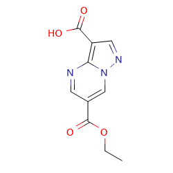 6-(ethoxycarbonyl)pyrazolo[1,5-a]pyrimidine-3-carboxylicacid图片