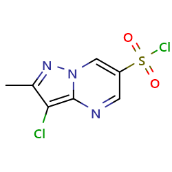 3-chloro-2-methylpyrazolo[1,5-a]pyrimidine-6-sulfonylchloride图片