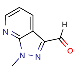 1-methyl-1H-pyrazolo[3,4-b]pyridine-3-carbaldehyde图片