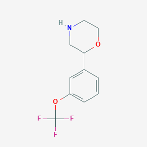 2-[3-(Trifluoromethoxy)phenyl]morpholine图片