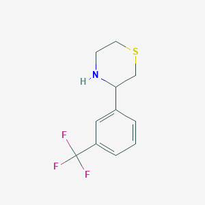 3-[3-(trifluoromethyl)phenyl]thiomorpholine图片