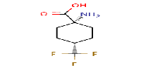 rel-(1s,4s)-1-amino-4-(trifluoromethyl)cyclohexane-1-carboxylicacid图片