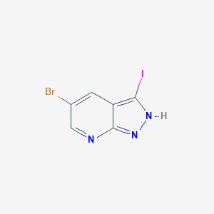 5-Bromo-3-iodo-1H-pyrazolo[3,4-b]pyridine图片