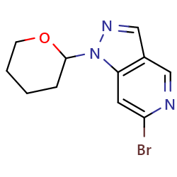 6-bromo-1-(oxan-2-yl)-1H-pyrazolo[4,3-c]pyridine图片