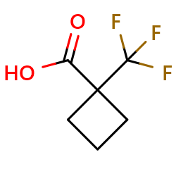1-(trifluoromethyl)cyclobutane-1-carboxylicacid图片