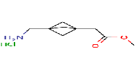 methyl2-[3-(aminomethyl)bicyclo[1,1,1]pentan-1-yl]acetatehydrochloride图片