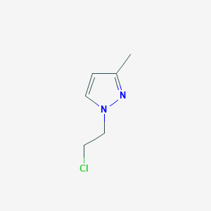 1-(2-chloroethyl)-3-methyl-1H-pyrazole图片