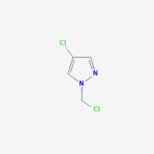 4-chloro-1-(chloromethyl)-1H-pyrazole图片
