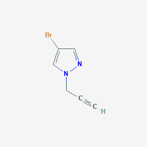 4-Bromo-1-(prop-2-yn-1-yl)-1H-pyrazole图片