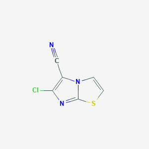 6-chloroimidazo[2,1-b][1,3]thiazole-5-carbonitrile图片