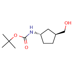 tert-butylN-[(1S,3S)-3-(hydroxymethyl)cyclopentyl]carbamate图片