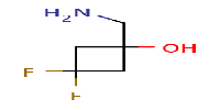 1-(aminomethyl)-3,3-difluorocyclobutan-1-ol图片