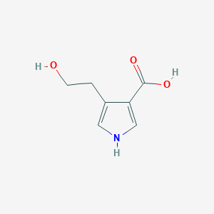 4-(2-hydroxyethyl)-1H-pyrrole-3-carboxylicacid图片