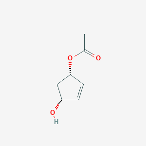 (1S,3R)-4-hydroxycyclopent-2-en-1-ylacetate图片