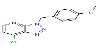 7-chloro-3-[(4-methoxyphenyl)methyl]-3H-[1,2,3]triazolo[4,5-b]pyridine图片