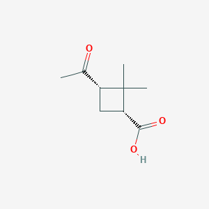 (1R,3S)-3-acetyl-2,2-dimethylcyclobutane-1-carboxylicacid图片