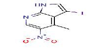 3-iodo-4-methyl-5-nitro-1H-pyrrolo[2,3-b]pyridine图片