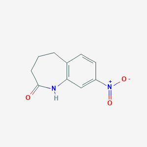 8-nitro-1,3,4,5-tetrahydro-1-benzazepin-2-one图片
