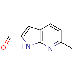 6-methyl-1H-pyrrolo[2,3-b]pyridine-2-carbaldehyde图片
