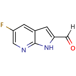 5-fluoro-1H-pyrrolo[2,3-b]pyridine-2-carbaldehyde图片