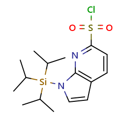 1-[tris(propan-2-yl)silyl]-1H-pyrrolo[2,3-b]pyridine-6-sulfonylchloride图片