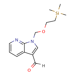 1-{[2-(trimethylsilyl)ethoxy]methyl}-1H-pyrrolo[2,3-b]pyridine-3-carbaldehyde图片