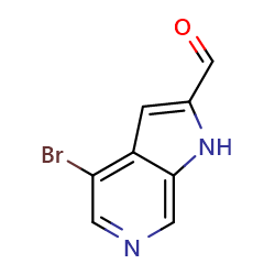 4-bromo-1H-pyrrolo[2,3-c]pyridine-2-carbaldehyde图片