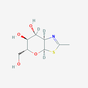 3a,6,7,7a-Tetrahydro-5-(hydroxymethyl)-2-(methyl)-(3aR,5R,6S,7R,7aR)-5H-Pyrano[3,2-d]thiazole-6,7-diol-d3图片