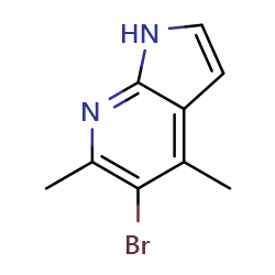 5-bromo-4,6-dimethyl-1H-pyrrolo[2,3-b]pyridine图片