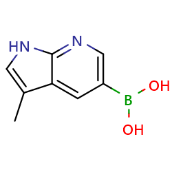 {3-methyl-1H-pyrrolo[2,3-b]pyridin-5-yl}boronicacid图片