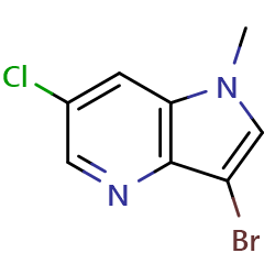 3-bromo-6-chloro-1-methyl-1H-pyrrolo[3,2-b]pyridine图片