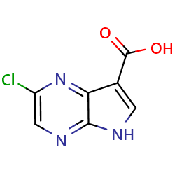 2-chloro-5H-pyrrolo[2,3-b]pyrazine-7-carboxylicacid图片