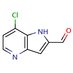 7-chloro-1H-pyrrolo[3,2-b]pyridine-2-carbaldehyde图片