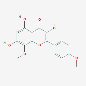 5,7-Dihydroxy-3,4',8-trimethoxyflavone图片
