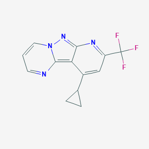 10-cyclopropyl-8-(trifluoromethyl)pyrido[2',3':3,4]pyrazolo[1,5-a]pyrimidine图片