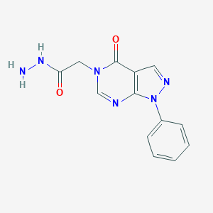 2-(4-oxo-1-phenyl-1,4-dihydro-5H-pyrazolo[3,4-d]pyrimidin-5-yl)acetohydrazide图片
