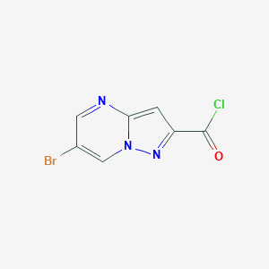 6-bromopyrazolo[1,5-a]pyrimidine-2-carbonyl chloride图片
