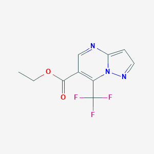 Ethyl 7-(trifluoromethyl)pyrazolo-[1,5-a]pyrimidine-6-carboxylate图片