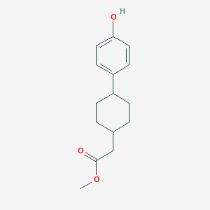 Methyl 2-(4-(4-hydroxyphenyl)cyclohexyl)acetate图片