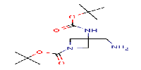 Tert-butyl3-(aminomethyl)-3-[(2-methylpropan-2-yl)oxycarbonylamino]azetidine-1-carboxylate图片