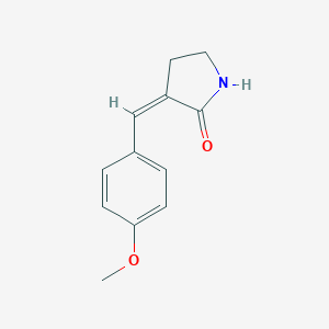 (3E)-3-[(4-methoxyphenyl)methylidene]pyrrolidin-2-one图片