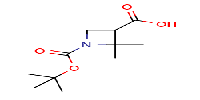 2,2-Dimethyl-1-[(2-methylpropan-2-yl)oxycarbonyl]azetidine-3-carboxylicacid图片