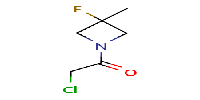 2-Chloro-1-(3-fluoro-3-methylazetidin-1-yl)ethanone图片