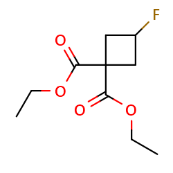 Diethyl3-fluorocyclobutane-1,1-dicarboxylate图片