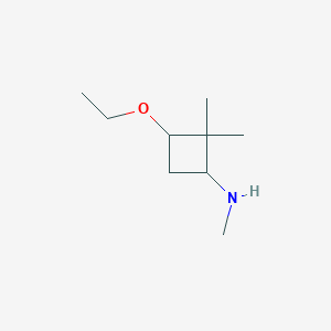 3-Ethoxy-N,2,2-trimethylcyclobutan-1-amine图片